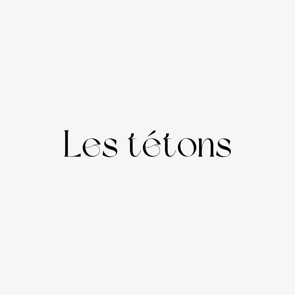 Les tétons