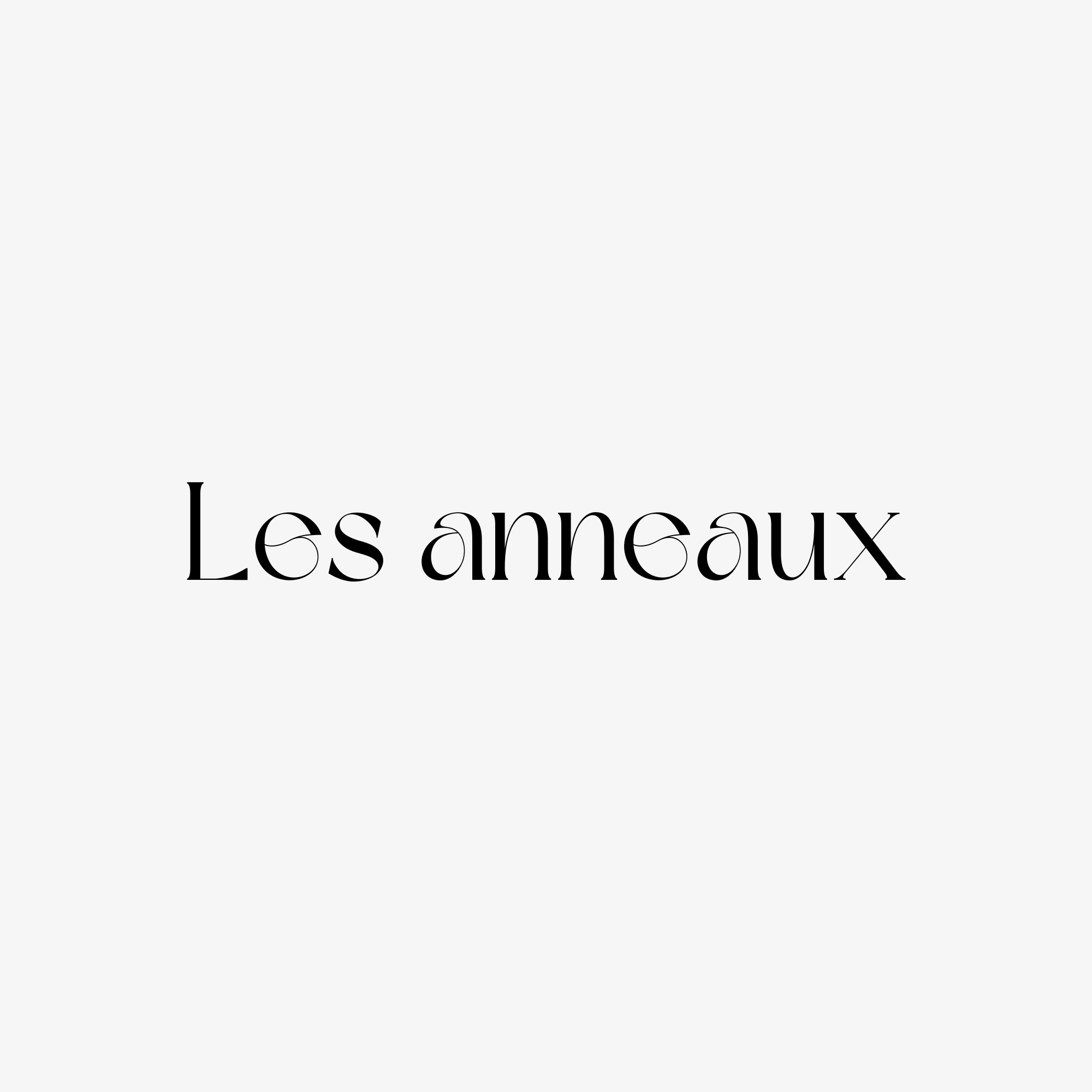 Les anneaux