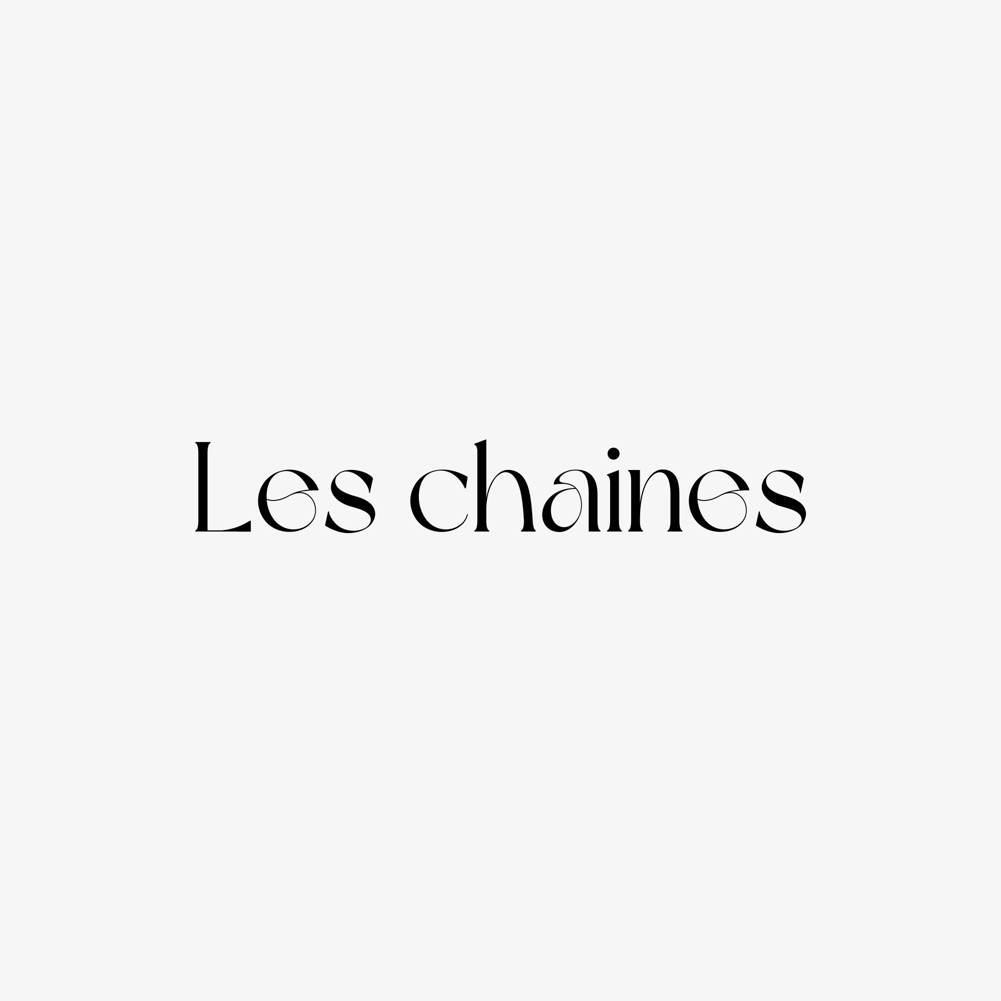 Les chaines